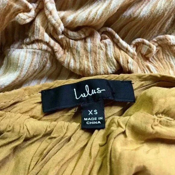 LULUS Tiered Mini Halter Dress Size XS - Picture 6 of 9